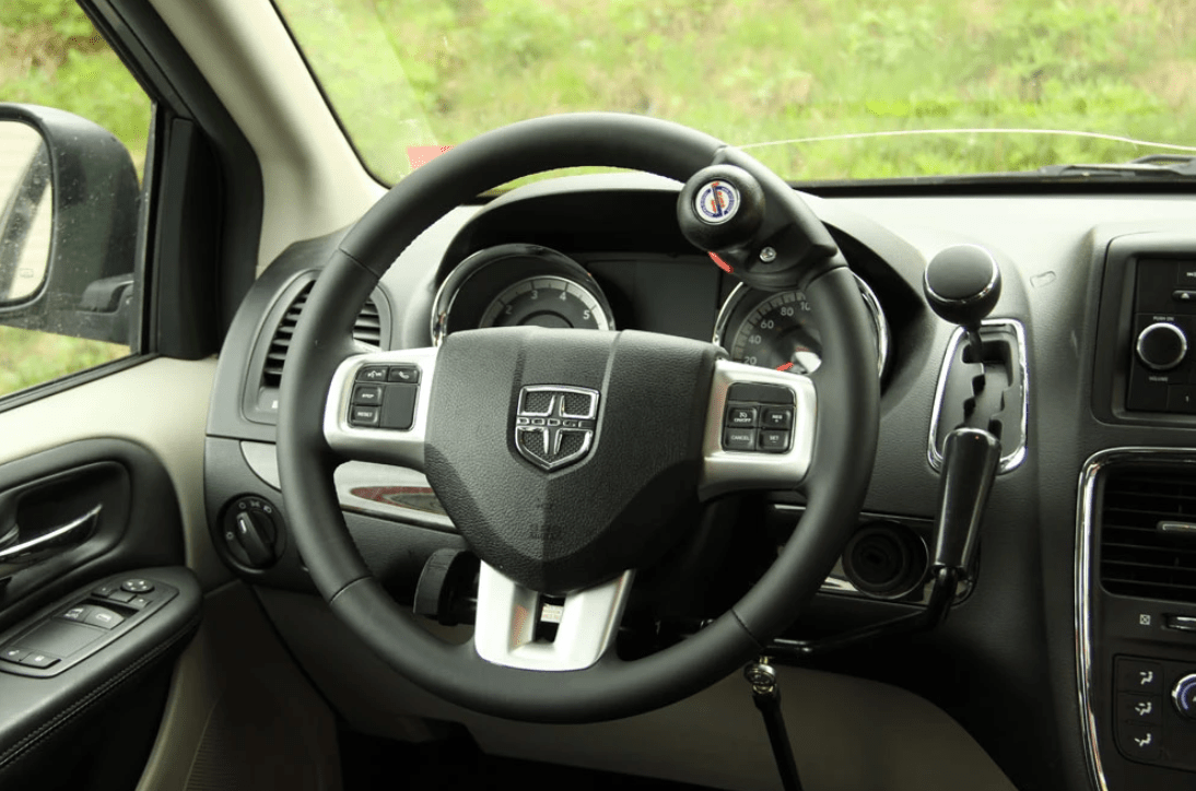 Sure Grip Featherlite Push/Rock Hand Controls Compassion Mobility Wheelchair Accessible Vans