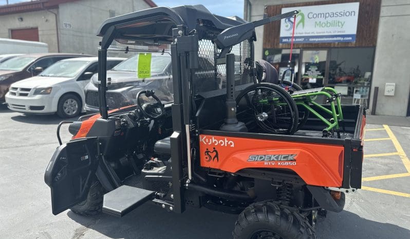2024 Kubota RTV-XG850 Sidekick | Wheelchair Accessible full