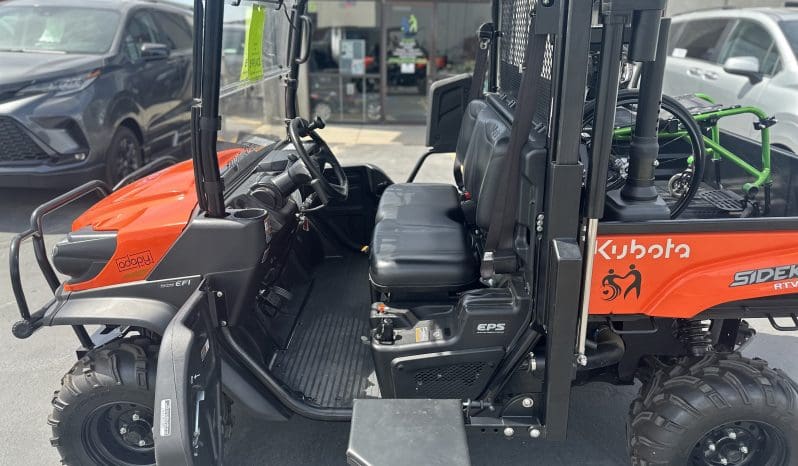 2024 Kubota RTV-XG850 Sidekick | Wheelchair Accessible full